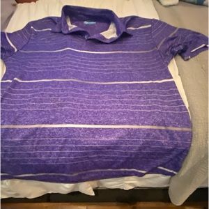 PGA Tour, polo shirt, purple, size XL